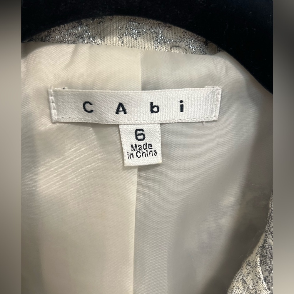 CAbi Women Cream/Silver Blazer - Picture 3 of 11
